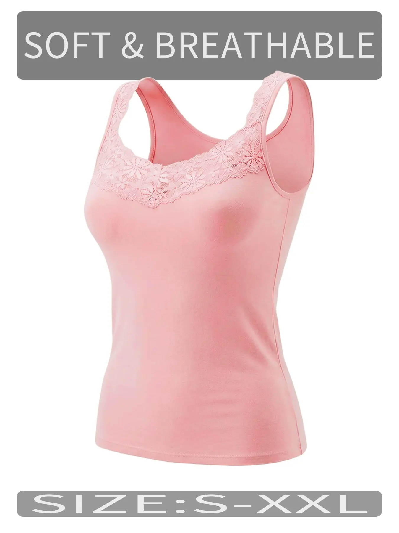 1PICEC Elastic Soft Skin-Friendly Plain Color Tank Top, Slimming Layered Innerwear for Petite Women, Versatile Commuter Clothes