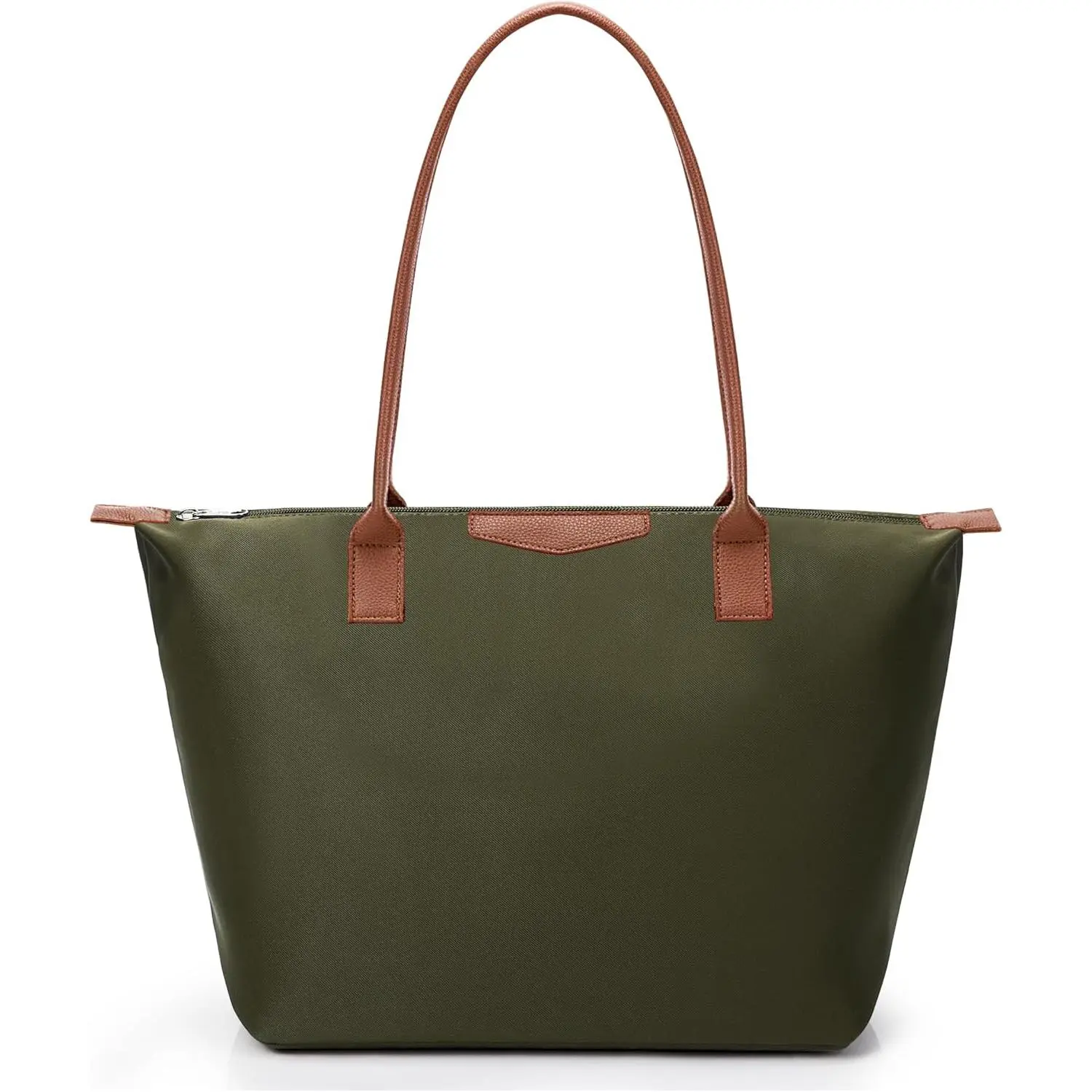 Tote Bag for Women, Casual Hobo Bag Vegan Leather Top-Handle Purse Foldable Shoulder Nylon Zipper Handbag(Gift), Purses For Women, Tote Bags