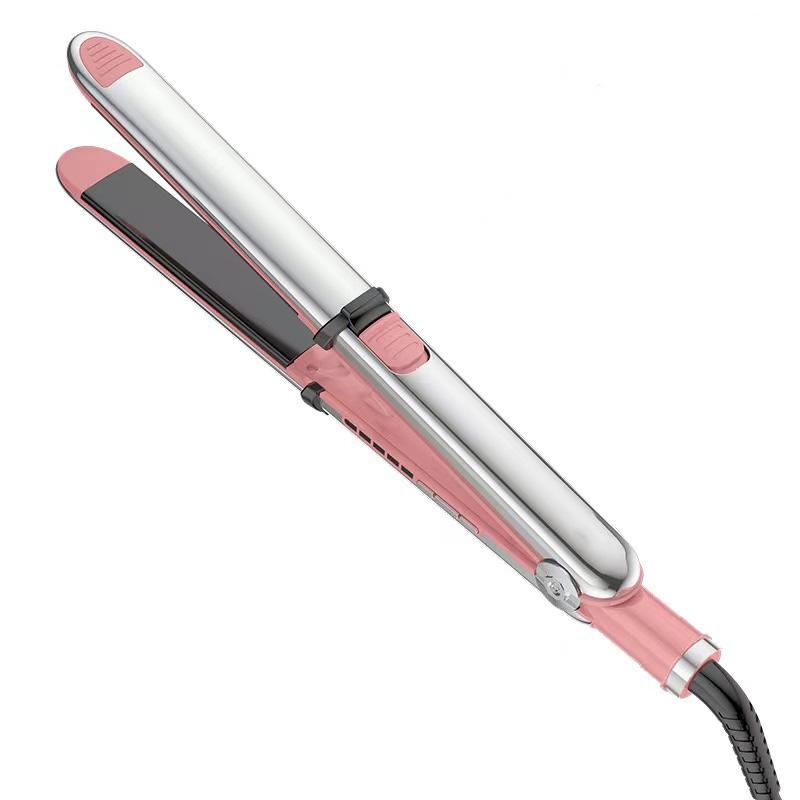 Stainless Steel Hair Straightener, Heated Hair Straightener Brush, Heating Ceramic Hair Straightening Brush, Curling Irons, Back to School Hairstyle Tool, Us Plug Heated Hair Styling Tools for Women