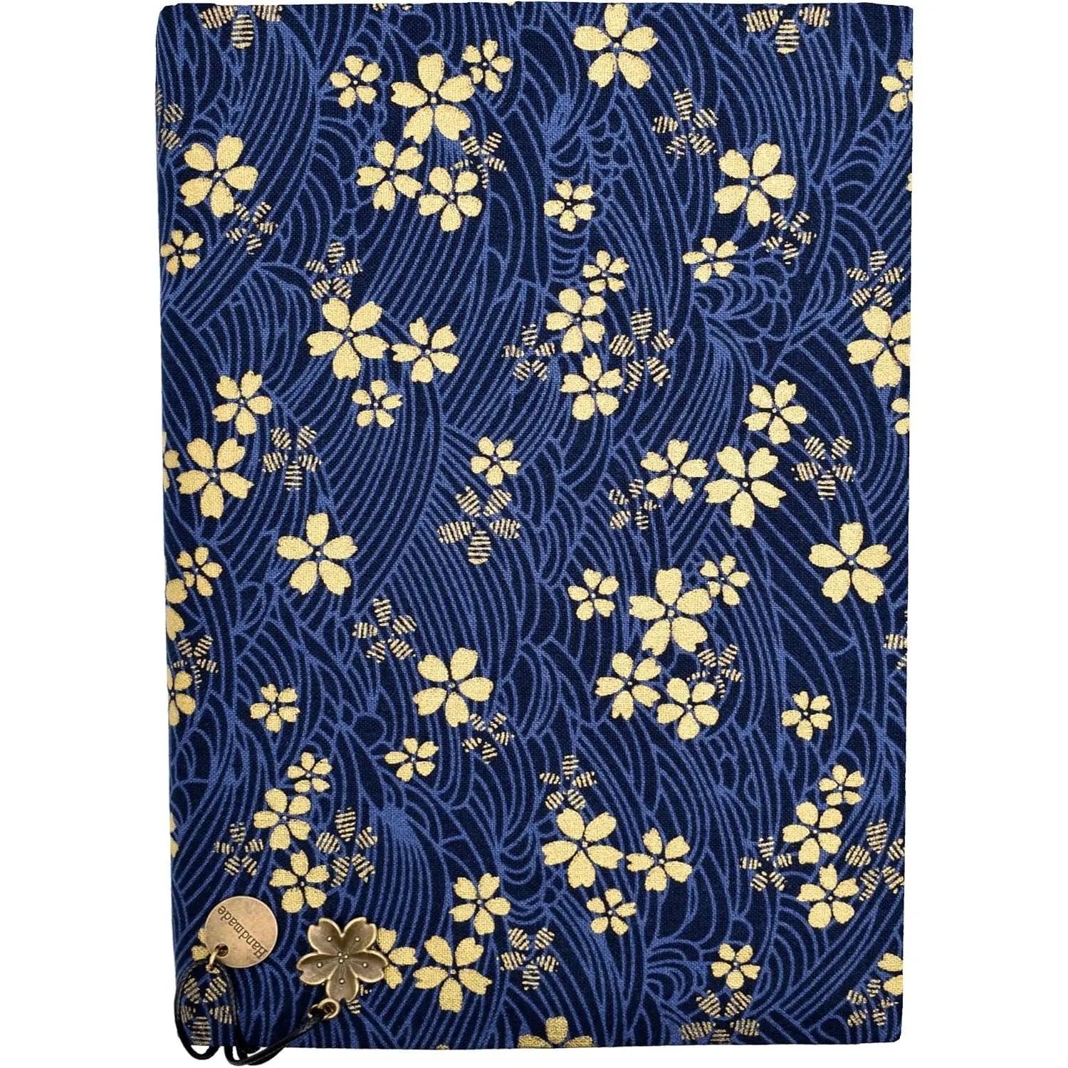 B6 Fabric Notebook Cover 5x7.2 Women Small Book Cover -  Blue