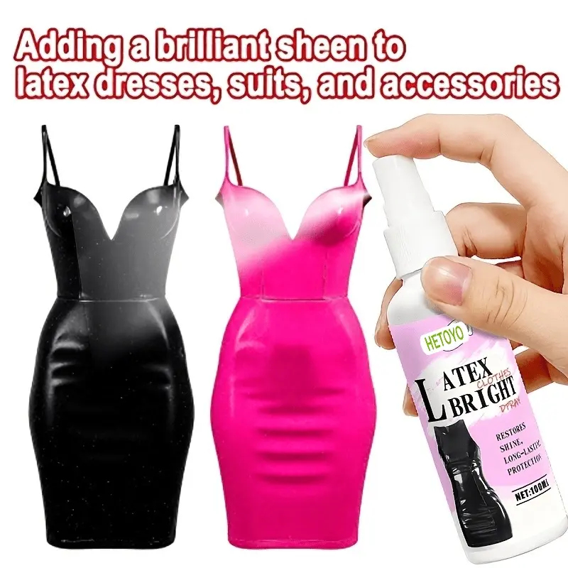 Garment Brightening Spray - Instantly brightens and restores the shine to latex garments | Suitable for enhancing all-over latex garments, skirts, pants, fillers, and automotive latex fillers | Brightening agent, the finish line for shine.