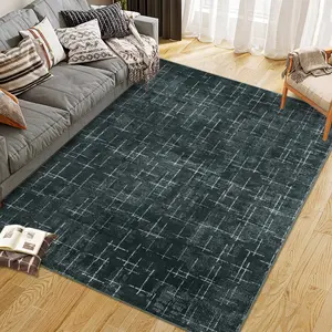 Modern Washable Rugs, Hallway Runner Rugs, Non Slip, Soft Runner with Rubber Backing for Kitchen, Hallway, Laundry, Bedroom, Living Room