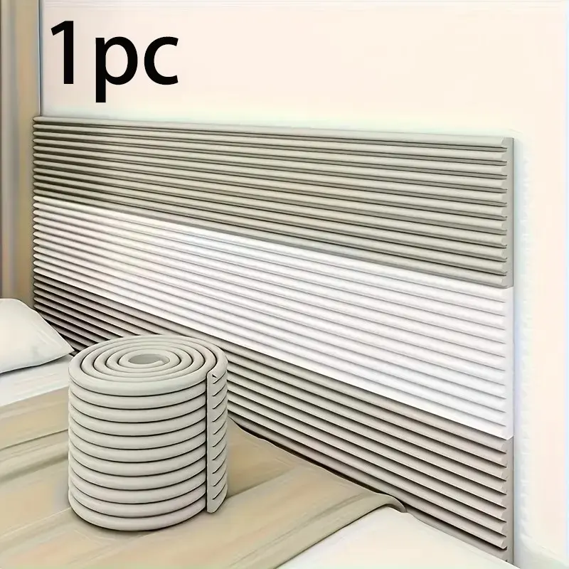 Self-Adhesive Anti-Collision Strip, Thickened Corner Protector, Sponge Foam Wall Angle Pad, 2m X 20cm, Versatile Use, Window Sill Bed Head Protection
