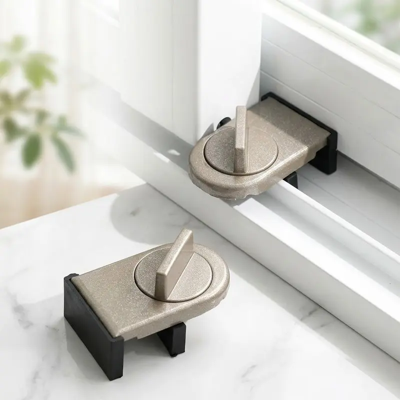 👶 Child & Pet Safety | Adjustable Sliding Door Security Stopper | 1 Pc Window Restrictor Lock Home Security Easy Installation Durable