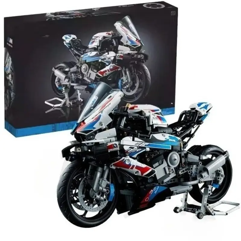 1920PCS Technical 1000RR Sport Bike Motorcycle Building Blocks Speed Motorbike Construction Bricks Toys Gift For Adult Kids
