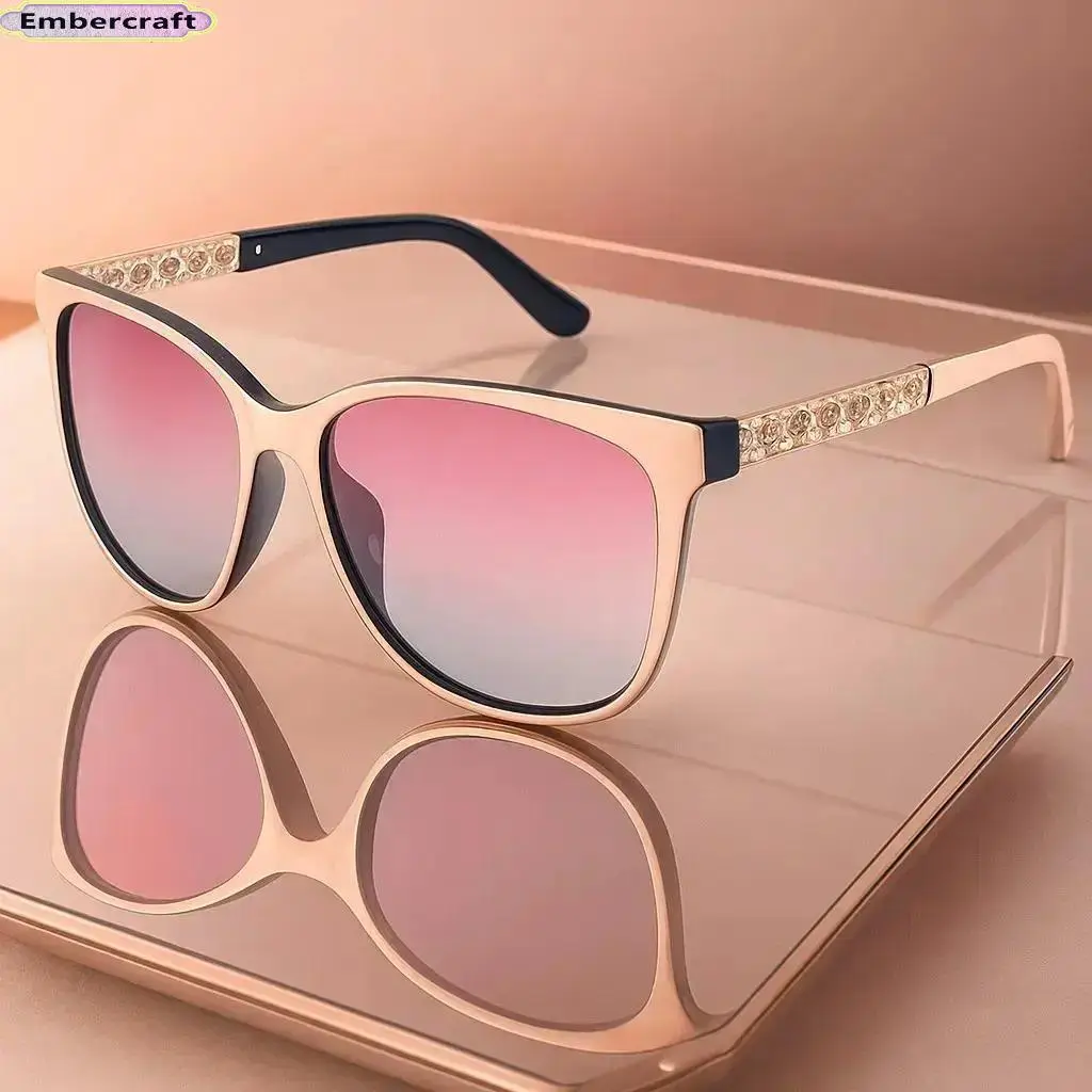 Square Frame Sunglasses for Women, Viral Aesthetic Y2K Retro Ombre Lens, UV400 Lightweight Durable Eye Protection, Slim Chic Everyday Wear Glasses, Beach Vacation, Travel, Festival Summer Style Must-Have