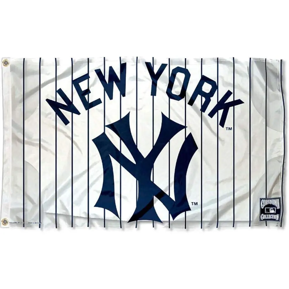 New York Yankees Vintage 3x5 Flag Fade & Weather Resistant Retro NY Logo Banner with Metal Grommets