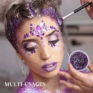 Chameleon Glitter 50g 1.76oz, Festival Party Role Play Glitter, Body Face Decoration Sparkle, Stage Performance Club Makeup Essential