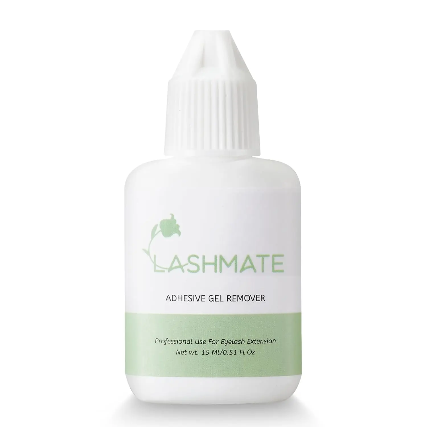 Eyelash Extension Remover, Makeup Gel Remover Fast Action Dissolves Strong Glue with Low Odor, Gel Liquid Eyelash Remover for Sensitive Skin(15ml)