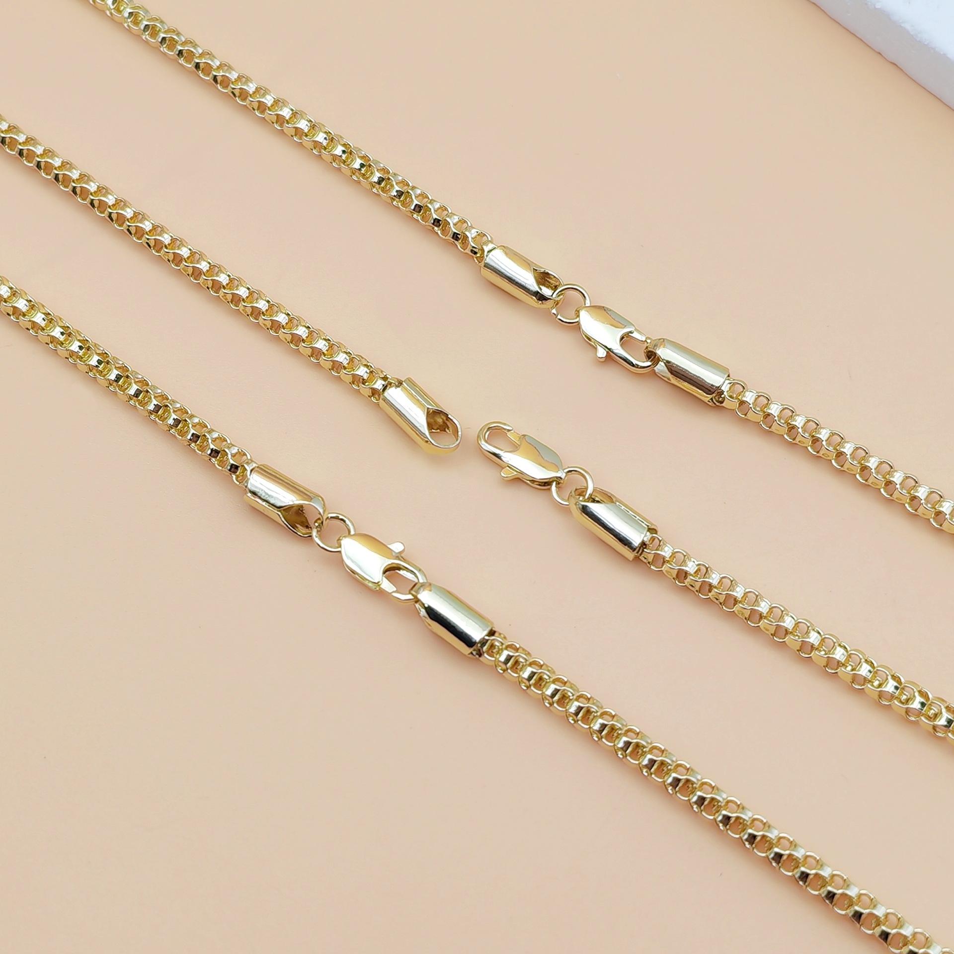 Women’s Curb Chain Bracelet Set with Paved Crystal Round Charm Vintage Luxury Jewelry Minimalist High-End Stackable Accessory Elegant for Daily Wear Parties & Gift Giving