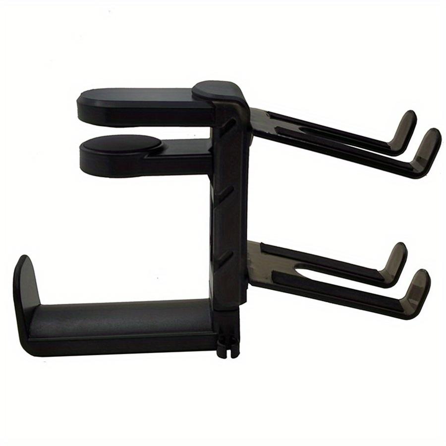 3-in-1pc Gaming Headphone & Controller Holder - Adjustable & Rotating Arm Clamp, Universal Headset Stand for Under Desk Setup, ABS Material, Ideal for Gaming Accessories, Controller Holder | Modern Gaming Setup | Durable Gaming Equipment, Headphone Holder