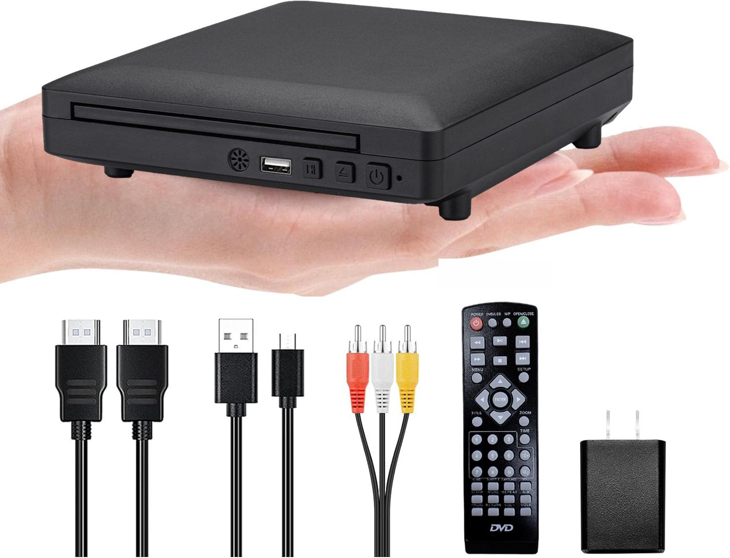 HD Home DVD Player VCD CD Player All-Format Disc Player Kids EVD Disc Player with Full Compatibility