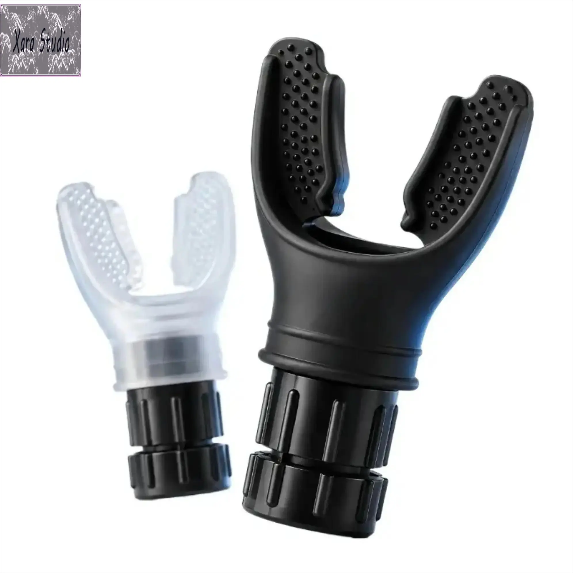 2PCS Breathing Trainer Set, Compact Unisex Silicone & Plastic Respiratory Equipment with Adjustable Resistance for Fitness Training, Daily Exercise & Outdoor Workouts, Built-In Rotating Valve, Home/Travel, Easy-To-Clean, Endurance & Athletic Performance,,