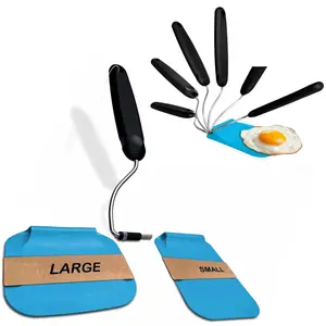 Adjustable Angle Ppsu Fryer Spatula, Non-Stick Pan Special Lightweight Heat-Resistant Spoon, Multi-Functional Replaceable Head Kitchen Tool, Kitchen Cooking Utensils