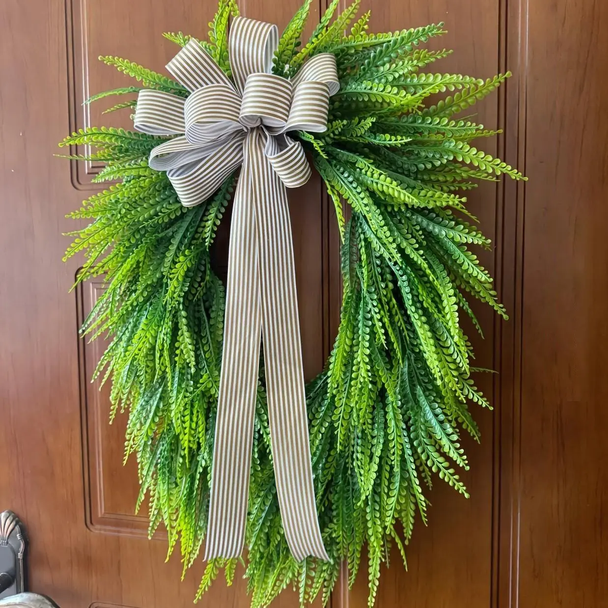Artificial Flower Bouquet with Bow, Spring Summer Wreath, Daily Wall Hanging, Farmhouse Style, Holiday Party Decor, Rustic Theme
