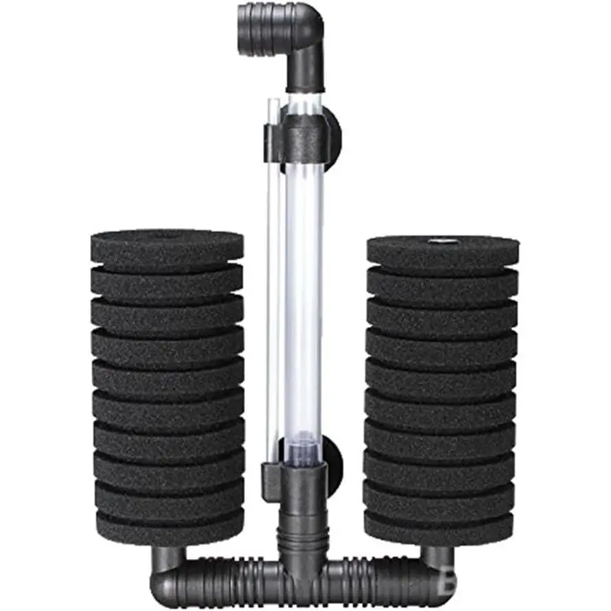 XY-2822 Air Pump Double Sponge Water Filter for Aquarium (1-Pack)
