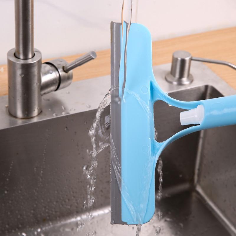 3 in 1 Window Cleaning Scraper, Window Squeegee, Easy To Clean Glass Scraper with Spray Bottle, Multi-function Window Cleaning Tool, Household Items 3 in 1 Window Cleaning Scraper, Window Squeegee, Easy To Clean Glass Scraper with Spray Bottle, Multi-function Window Cleaning Tool, Household Items