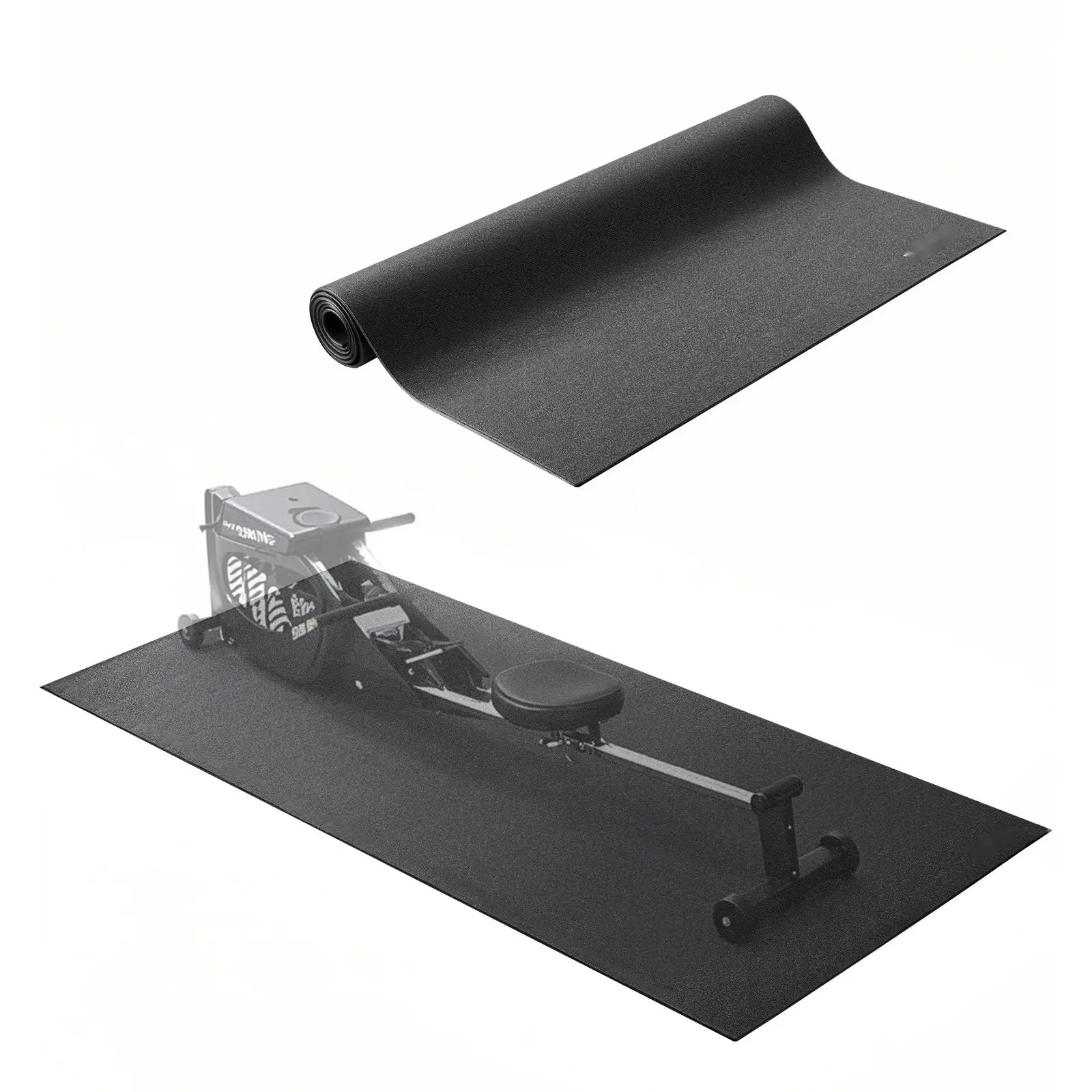 Non-Slip Treadmill Floor Mat For Carpeted Floors 1/4 Inch Thick, 36 By 78 Inches, Durable Exercise Equipment Mat For Home Gyms, Cushioned Surface, Water Resistant, Easy To Clean, Protects Floors