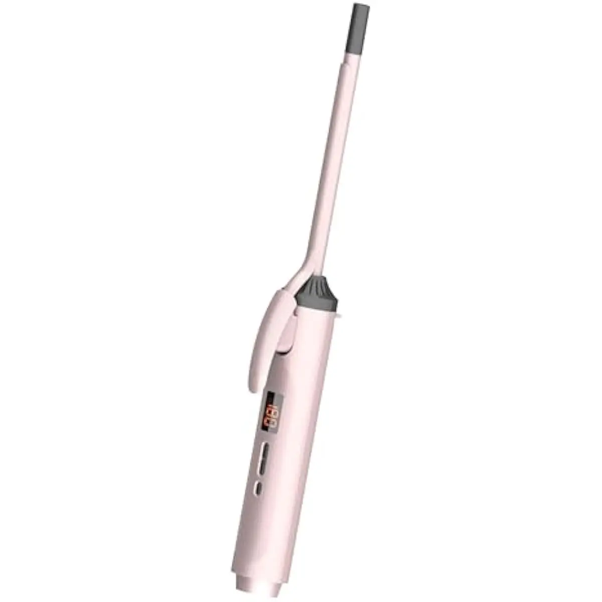 9mm Smooth Durable Curling Iron, Portable Lightweight Fast-Heating Ceramic Skinny Wand, Digital Display, Adjustable Handle for Frizz-Free Short & Long Hair Styling