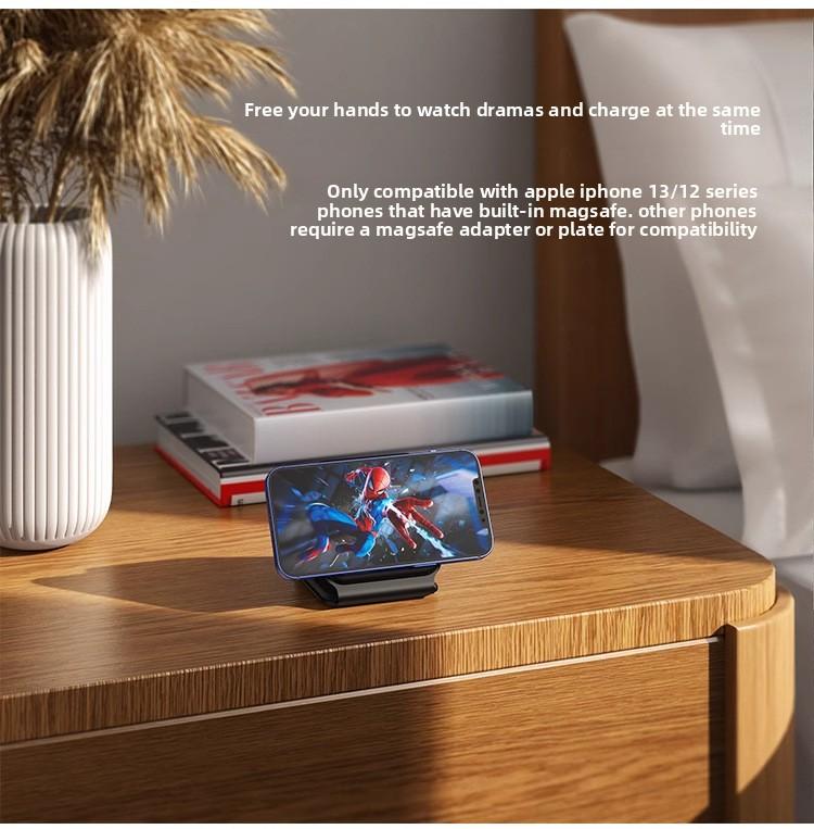 3-in-1 Magnetic Wireless Charger, Foldable Magnetic Wireless Charging for Apple Phones and Watches