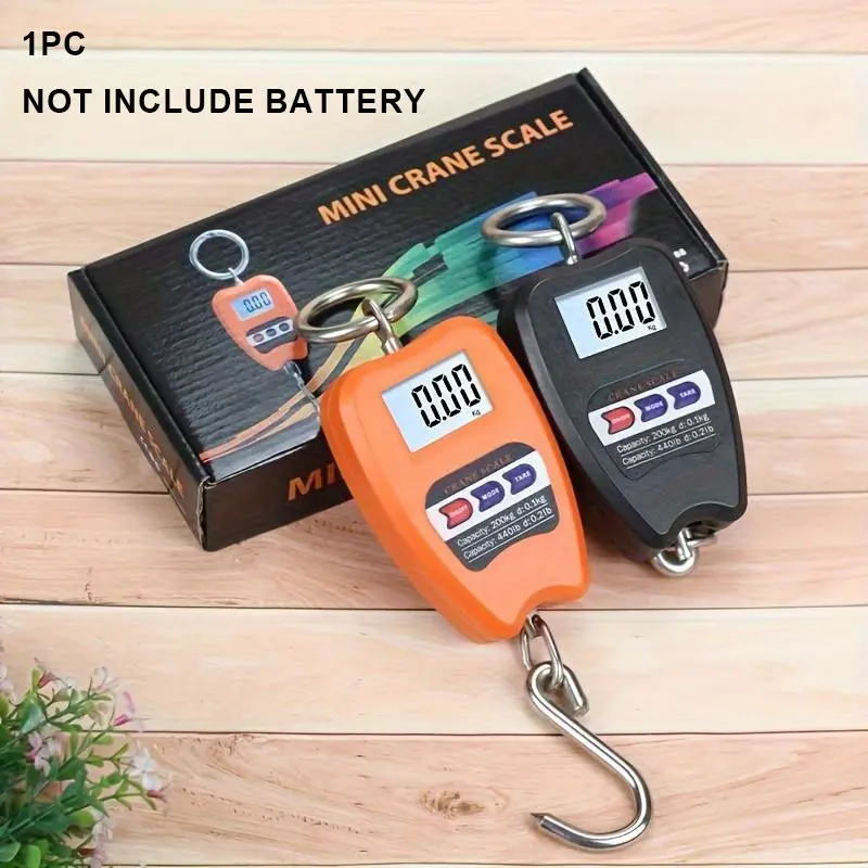 440.92LB Digital Hanging Scale Crane Scale Industrial Heavy Duty Hanging Hook Scales for Kitchen Weighing Tools Without Battery