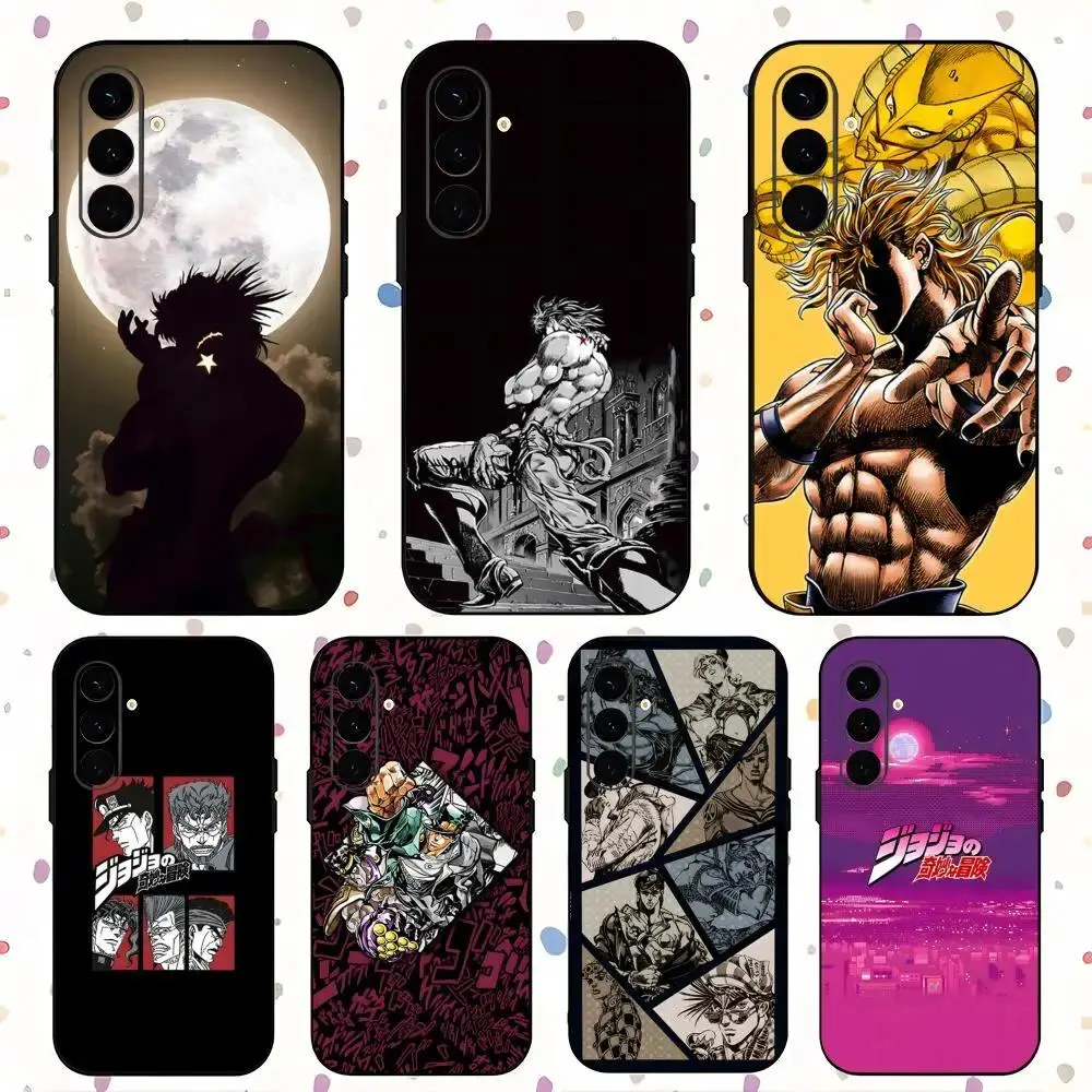 JoJo's Bizarre Adventure Anime Fans Soft Shell Phone Case - Durable Shockproof Silicone Accessories for iPhone 17 Pro Max,16,15,14,13,12,11 Pro Plus Air & Samsung Galaxy S26,S25,S24,S23,S22 EDGE Ultra Plus FE - Multi-Model Birthday Gift
