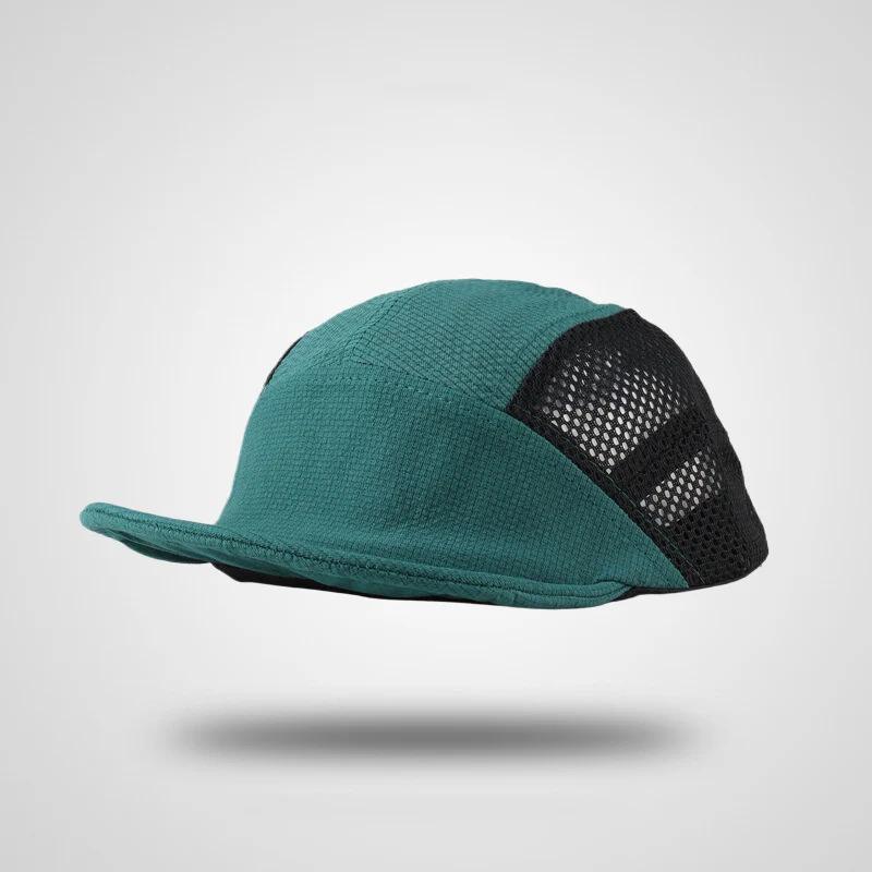 Korean Style Quick-dry Mesh Baseball Caps Men Women Soft Short Brim Breathable Snapback 5 Panel Hat Outdoor Camping Fishing Hats