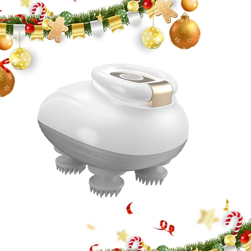 2026 Portable Electric Octopus Head Massager Tool Scalp Scratcher with Pressure Release Vibration Device Electric Head Massager, Portable Massagers Relaxation Aid, Suitable for Festival Gifts