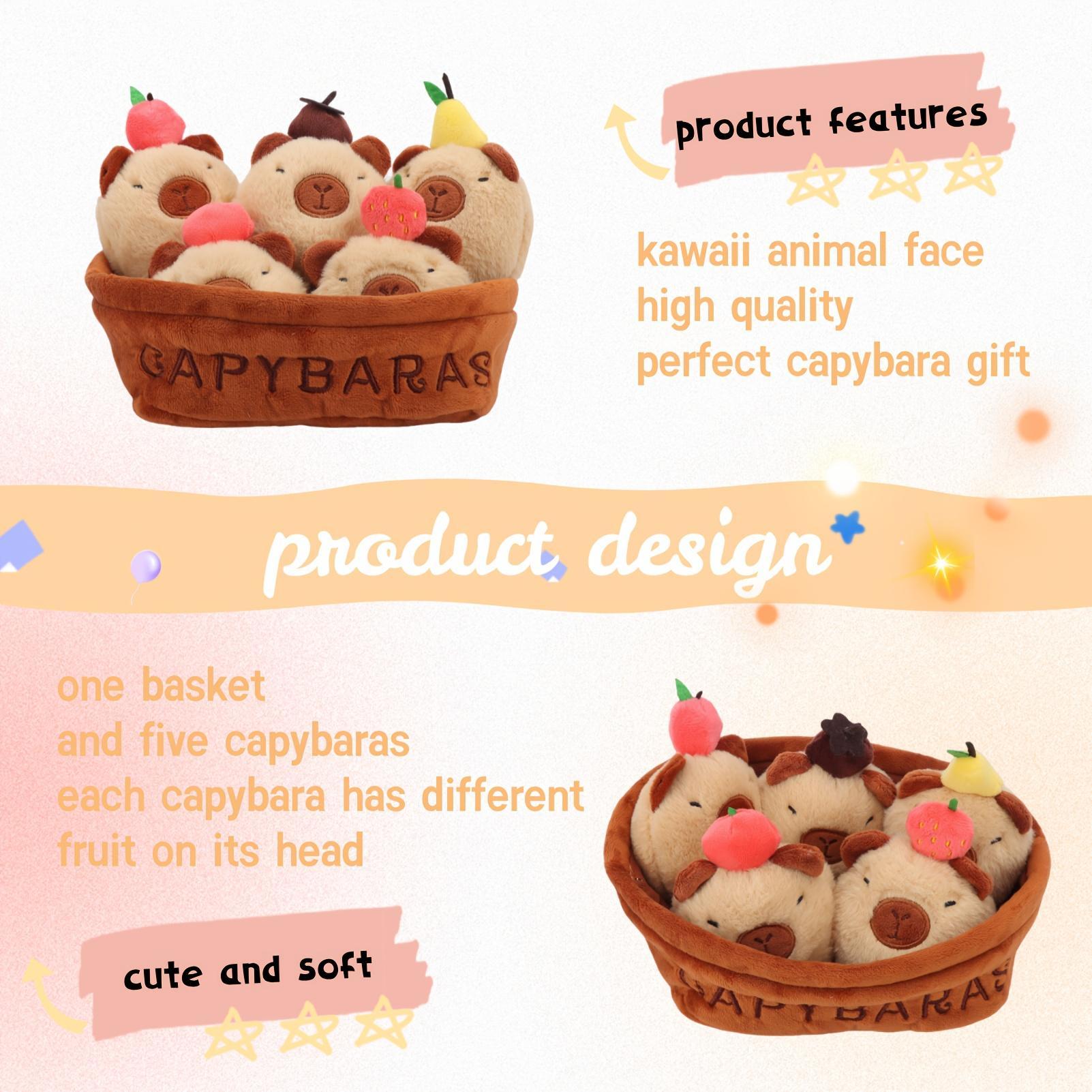 Emotion Support Stuffed Animal Plush Toy, 6 Counts Cute Animal Plush Toy, Birthday Gifts, Cuddly Stuffed Animal, Soft Stuffed Animal