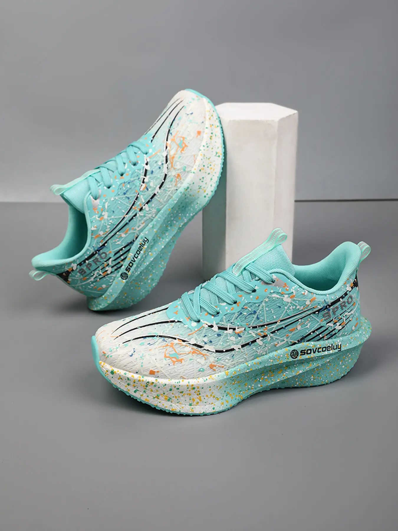 Spring New Couple Breathable Running Shoes, Women's Thick Sole Casual Shoes, Men's Outdoor Running Shoes, Sizes 35-45, Comfortable and Stylish, Trendy Running Shoes, Sports Shoes