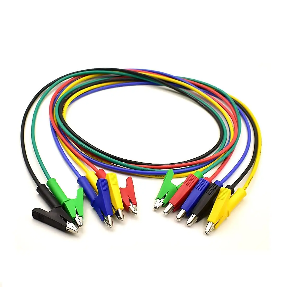 14 Gauge Jumper Wires Alligator Clips Heavy Duty Silicone Test Leads with Insulators Clips for Electrical Testing,men,christmas,