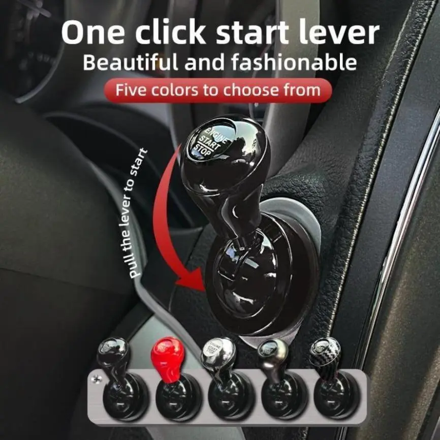 Minimalist Metal Push Start Button Cover, an Elegant Anti-Scratch Automotive Accessory for Car Interior Protection, Universal Fit, Car Accessory, Auto Accessories