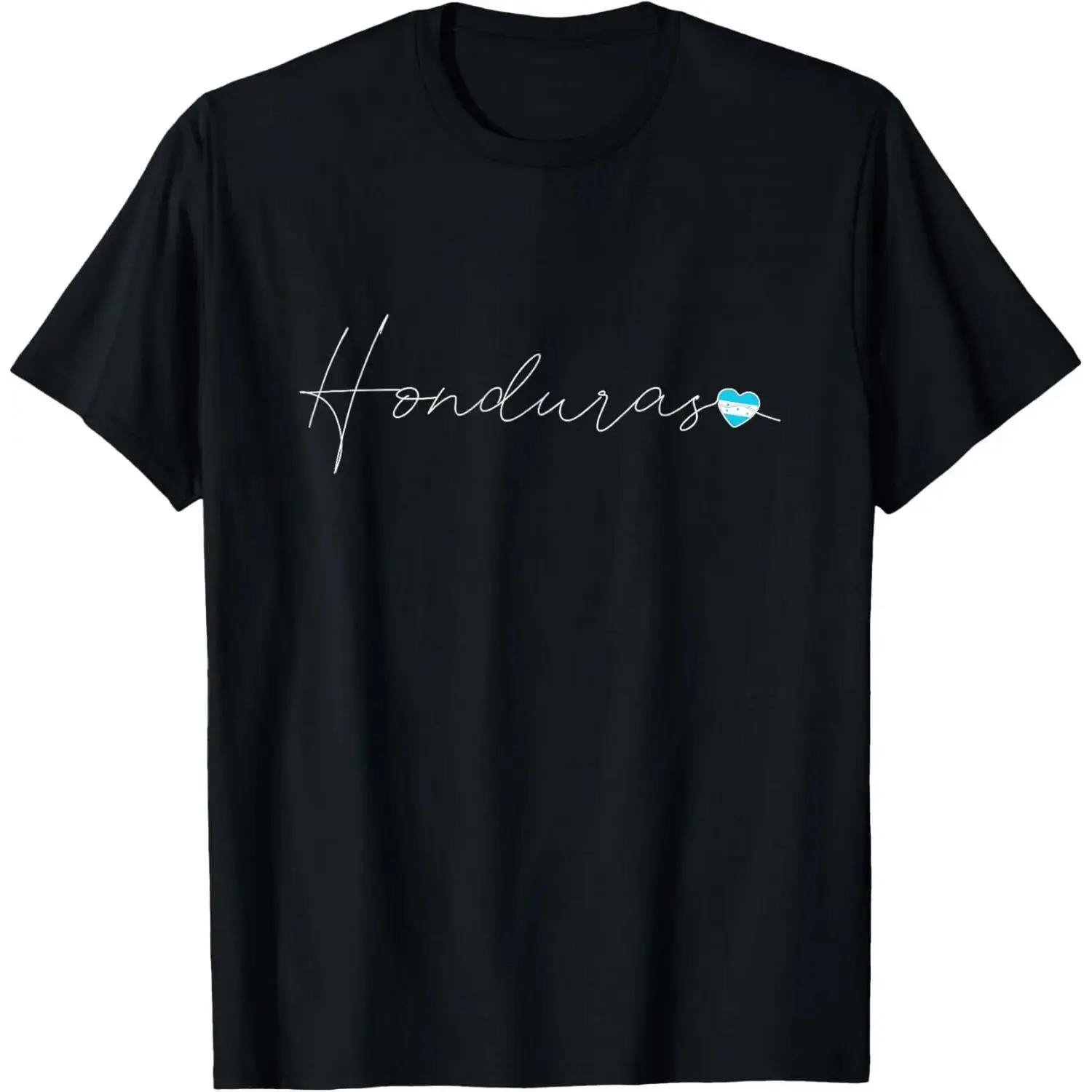 [100% Cotton]100% Cotton Unisex Honduras Simple Love Honduran Flag Heart on Honduras T-Shirt