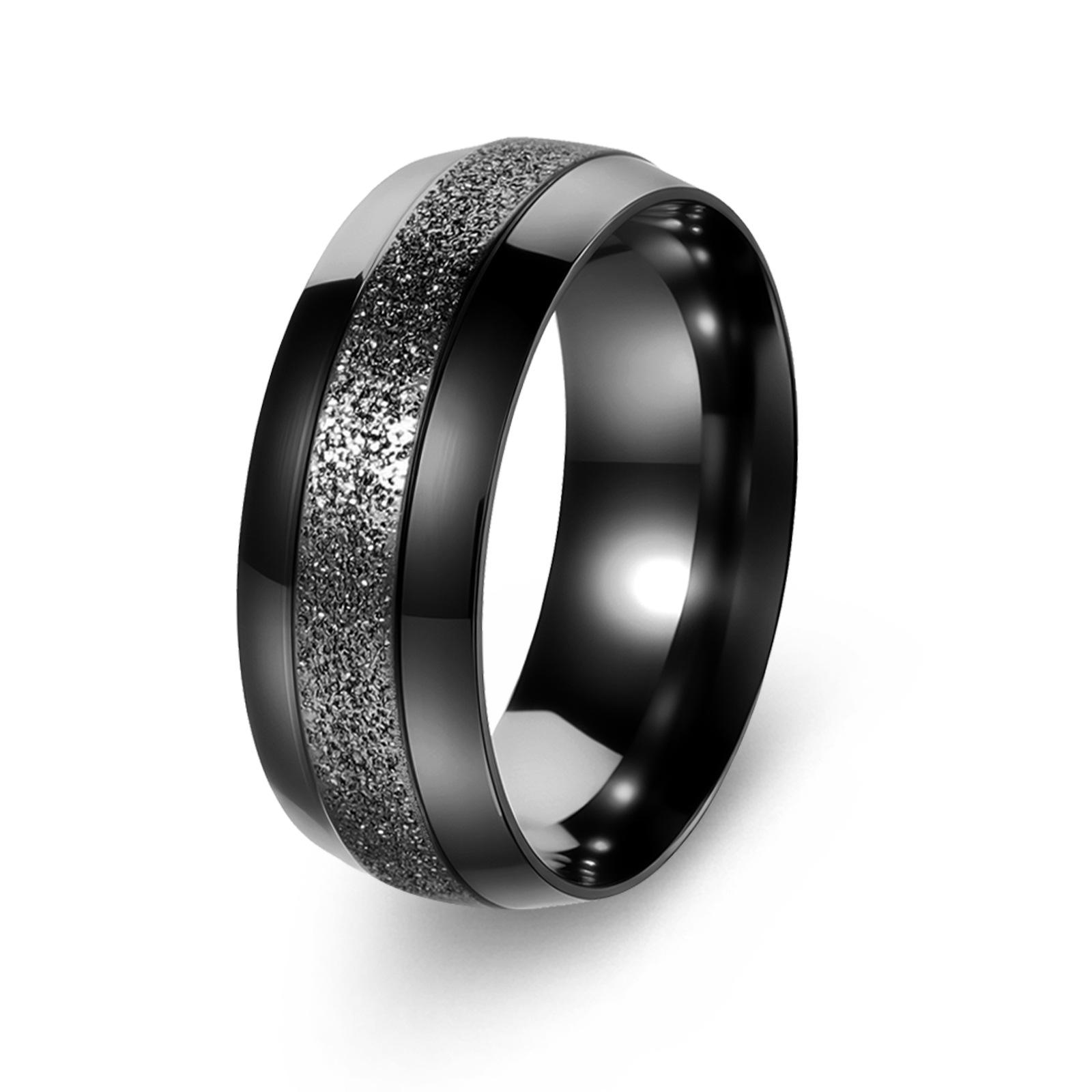 New 8mm glossy men's wedding ring couple's pair of rings Glossy Men's Wedding Ring Couples Pair Simple Classic Design Promise Ring for Him and Her New 8mm Glossy Men's Wedding Ring Couple's Pair Promise Rings for Lovers Engagement Band