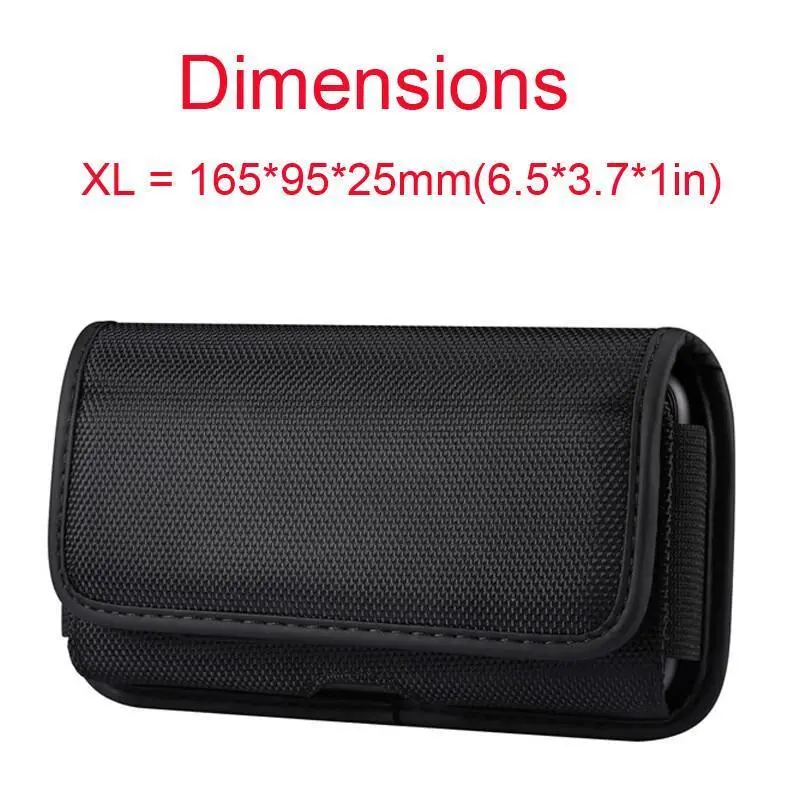 XL Tactical EDC Storage Waist Belt Bag - Durable Oxford Cloth Home Organizer, Wide Elastic Waistband, Metal Clip Holster, Card Slots, Universal Size, Phone-Compatible Holder, Keychain Hoop Lock, Lightweight (165x95x25mm) for Hiking/Cycling, Tactical Gear,