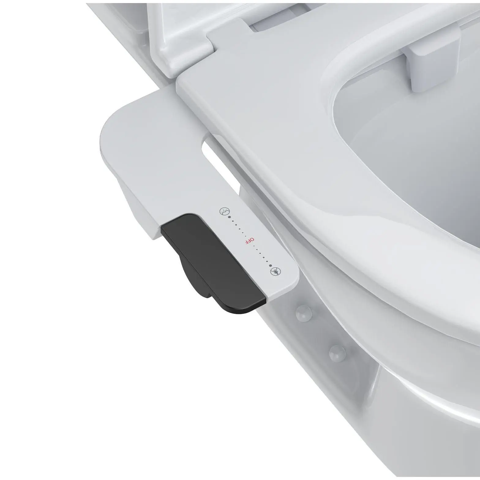 Garvee Non-Electric Flushing Ecological Toilet, Suitable for Extended Toilets, White - Dual Nozzle System, Environmental Water Temperature - Toilet, Easy to Install, Convenient and Practical