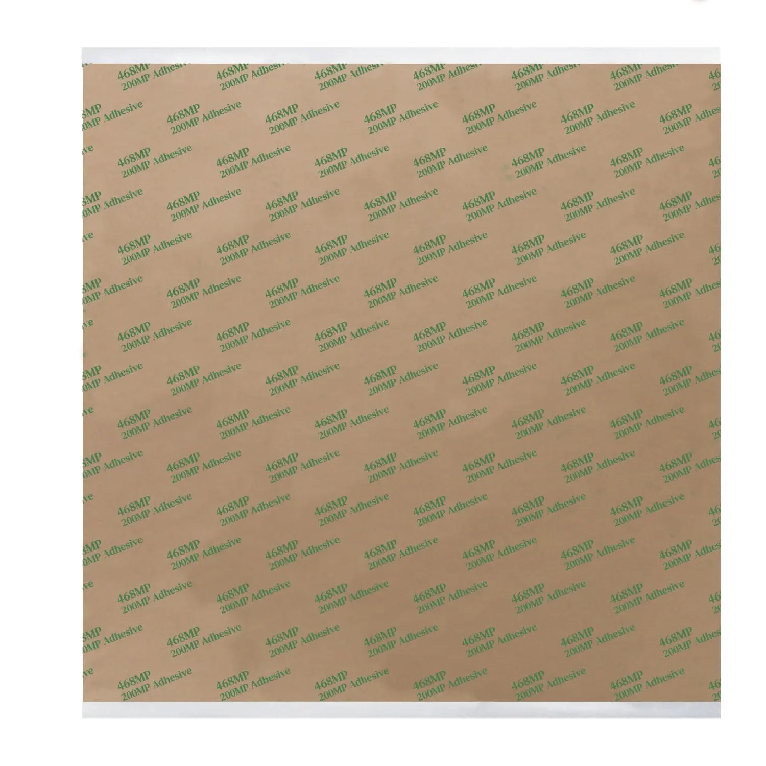 468MP Double Sided Adhesive Transfer Tape Sheets - 12 x 12 in | 5-Pack,  Adhesive, High Temp Up To 400F,  Plastic and Metal