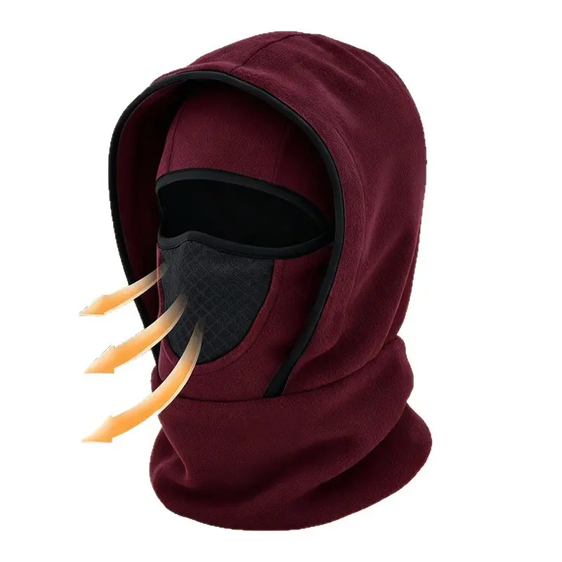 Windproof Cold-Proof Thermal All-in-1 Headgear Hat & Neck Gaiter - Balaclava for Men, Women's Cycling, Skiing Outdoor Sports Neck Protection, All-In-One Fit