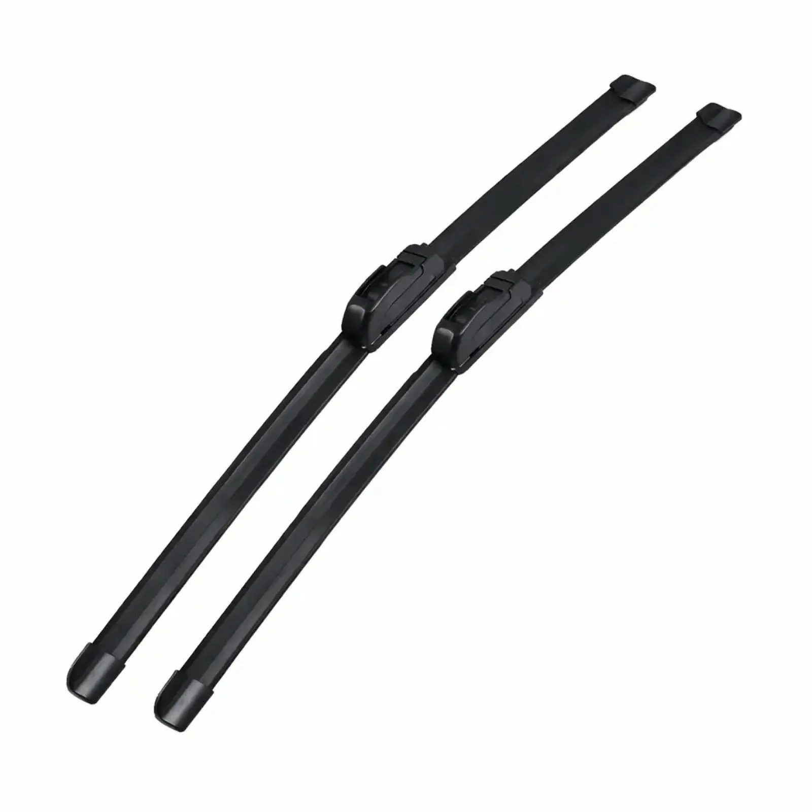 2 Pack 22 Inch Frameless Windshield Wiper Blades, Universal J/U Hook All Season Auto Front Windshield Replacement Wipers, Durable Rubber Quiet Clear Wiping Car Accessories Fit Most Vehicles.