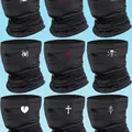 9Pcs Neck Gaiter Bandana Face Mask Summer UV Protection Cooling Breathable Face Mask Neck Scarf Balaclava for Men Women