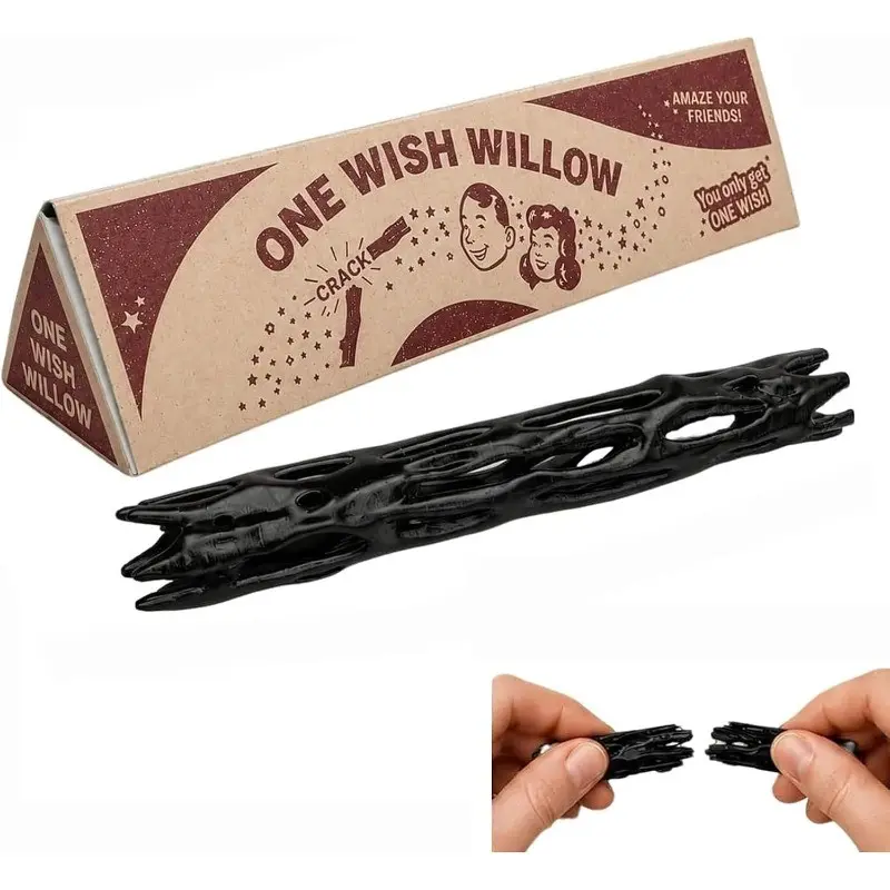 Wishful Willow Branch with Box, Shattered Magic Lucky Charm, Spiritual Good Luck, Unique Party Accessory, Creative Desk Decor, Birthday Gift