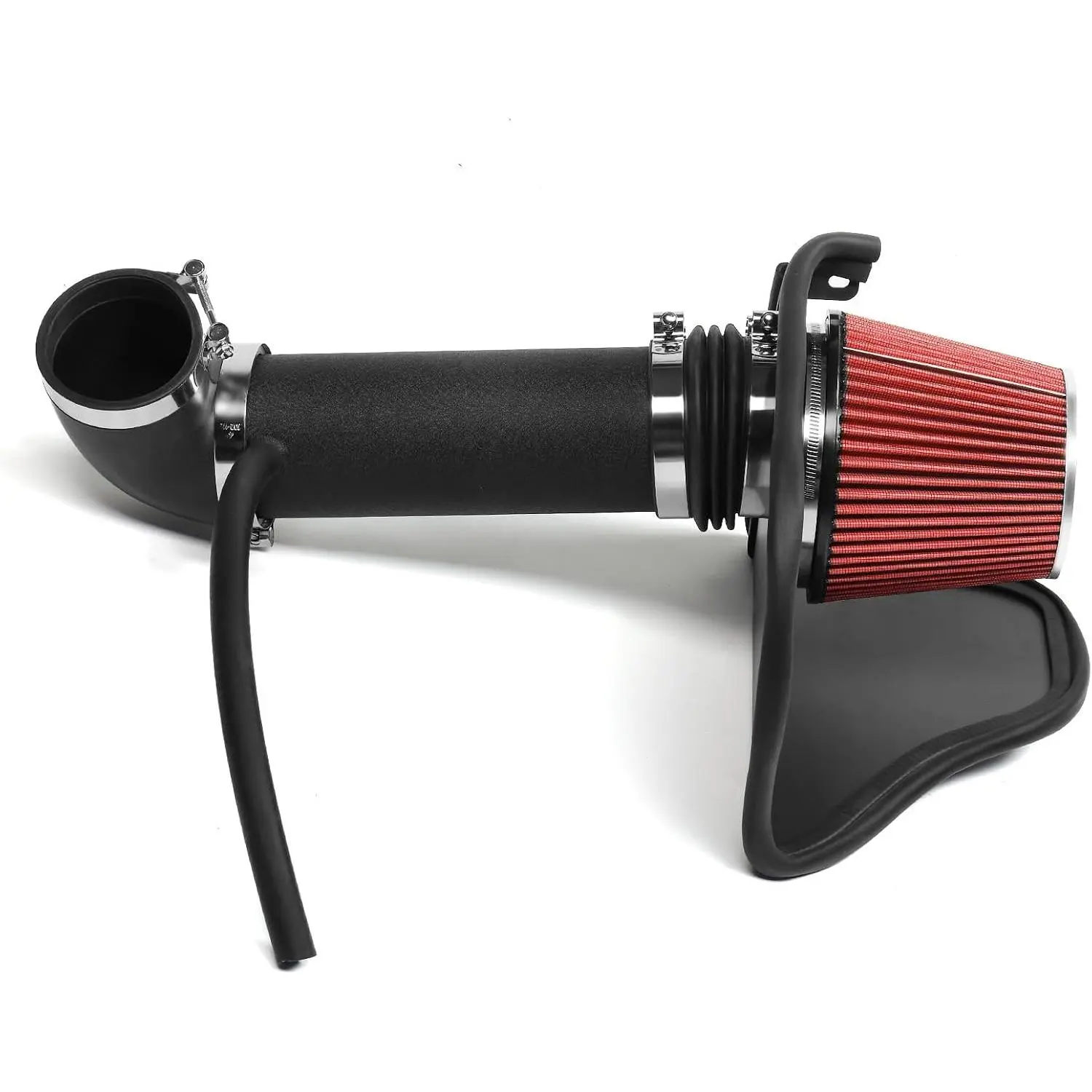 Automotive 4 in Aluminum Performance Air Intake Tube - Engine Parts Auto Replacement for 2005-2010 Dodge Chrysler V8 5.7L/6.1L, Boosts Power, Delivers Improved Airflow, Enables Performance Upgrade
