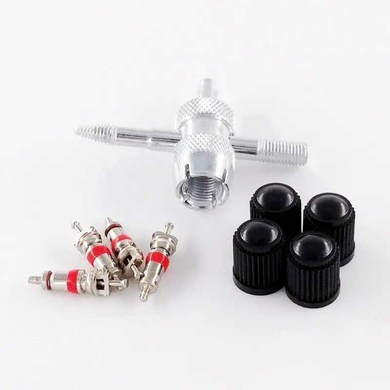 Valve Stem Core Set of 9 Pieces, Essential Car Maintenance Kit, Durable Valve Stems for Reliable Tire Performance, Easy Installation