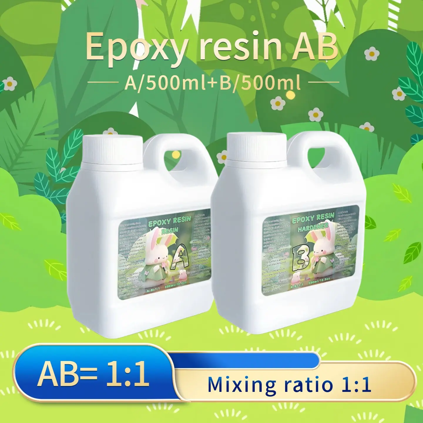 33.8oz/1000ML Epoxy Resin Kit, Easy Mix, High Gloss, Odorless, Ideal for DIY Crafts, Jewelry, Art Coating, Perfect for Creative Projects