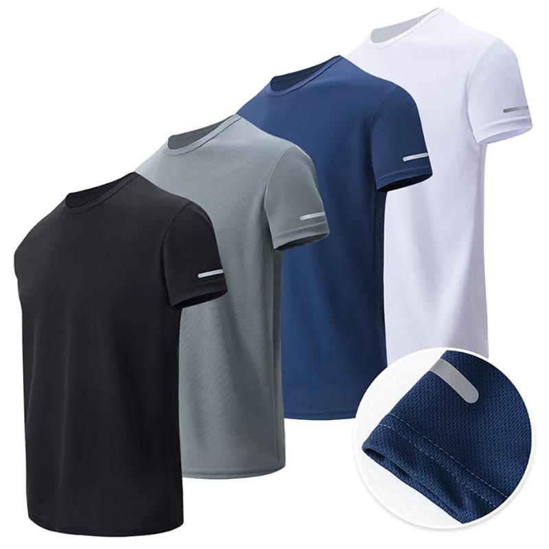 Kyn Apparel Piece Men's Four Season Short Sleeved Quick Drying Sports And Fitness Comfortable Plus Size Youth Casual Basic T-shirt