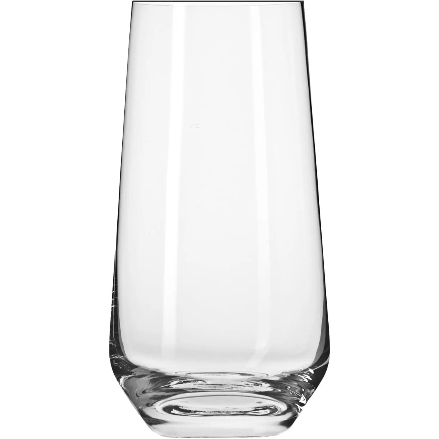 Tall Water, Juice, Drinking Glasses, Set of 6, 16.2 oz, Splendour Collection, Highball & Tumbler Crystal Glass, Dishwasher Safe, Made in Europe