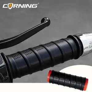 1pc Motorcycle Bicycle Handlebar Silicone Cover, Quick Install, Anti-Slip, Shock Absorbing, Durable Protection Band for Road Bike, Electric Bike