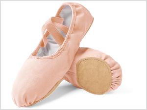 AGS Stelle Women Ballet Shoes Highly Stretch Canvas Adult Ballet Slippers Split Sole Yoga Dance Shoe for Girls Boys