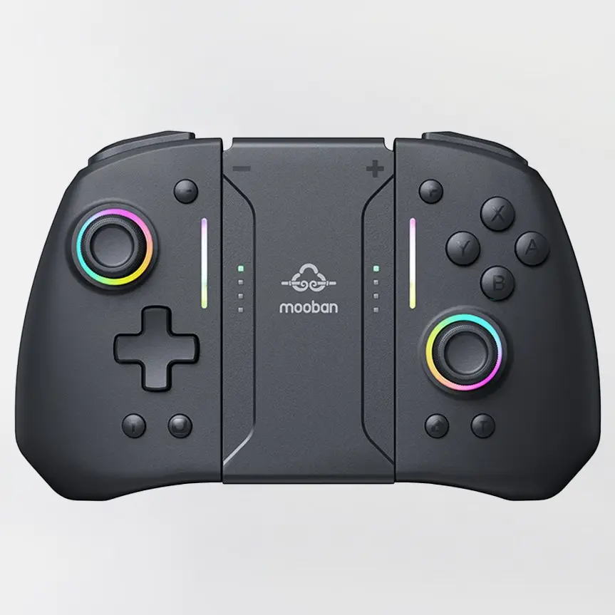 Wireless Gamepad, Console gaming controller, Bluetooth Control For NS Nintendo Switch & OLED & Lite Controller Accessories joystick Hall effect RGB light macro Gyro six axis motion Trigger ergonomic vibration turbo handle