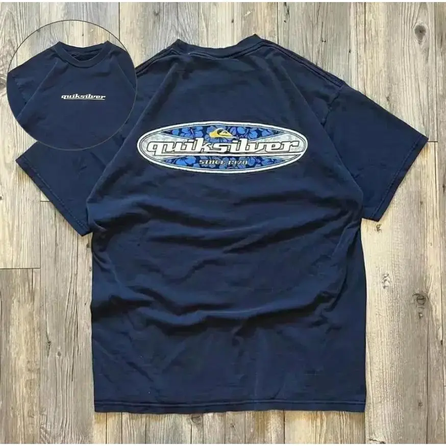 Quiksilver Since 1970 T-Shirt, Vintage Surf Logo Tee, Unisex Cotton Shirt, Retro Beach Streetwear, Casual Summer Outfit, Gift for Men Women, Gift Unisex Cotton Casual Streetwear Top Man Sleeveless